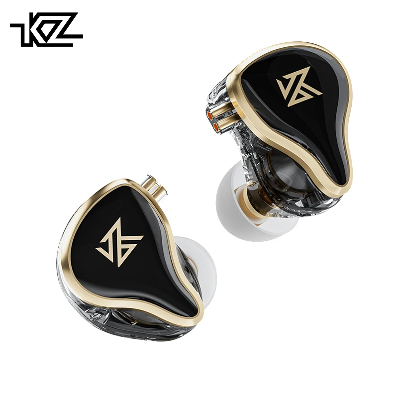 

KZ ZAS Headset 7BA+1DD 16 Units Headphone Hybrid HiFi Dynamic Bass Streo Earbuds In-Ear Sport Noise Cancelling Earphones