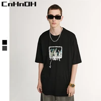 cnhnoh new arrival couple teeshirt home instagram womens t shirts oversized top clothing tee shirt printed 12001