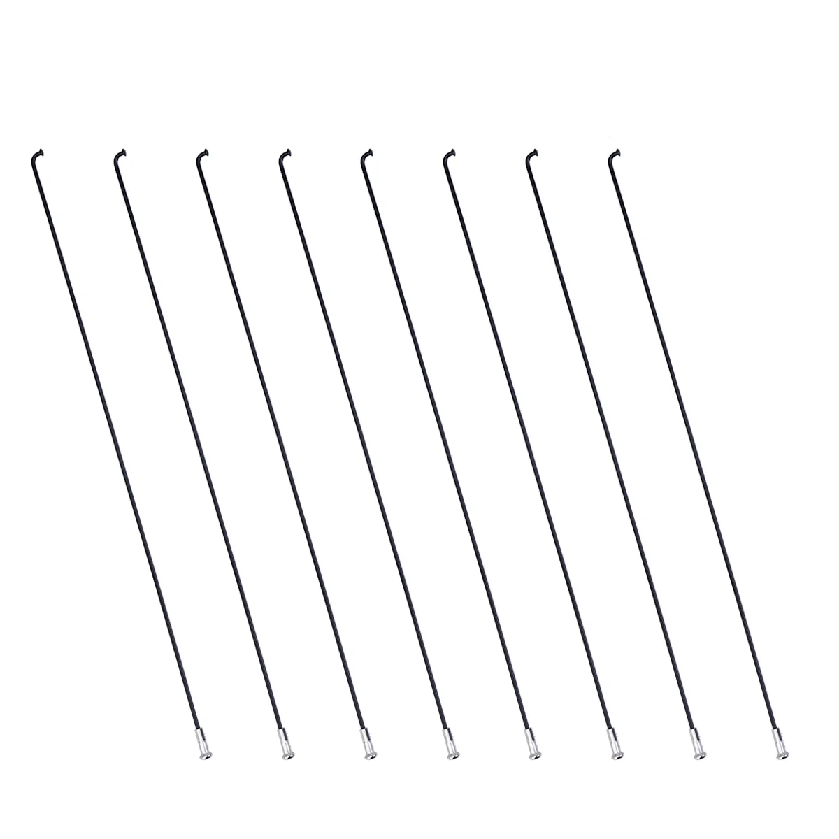 

Steel Spokes Mountain Bike Spoke: 36pcs 14G J Bend Spokes Replacement 270mm MTB Wheel Repair for Ebike Downhill Trekking City