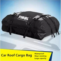Car Roof Cargo Bag Water Resistant with a Protective Anti Slip Mat –8 Premium Straps Rubberized Extra Cushioning Car Roof Pad