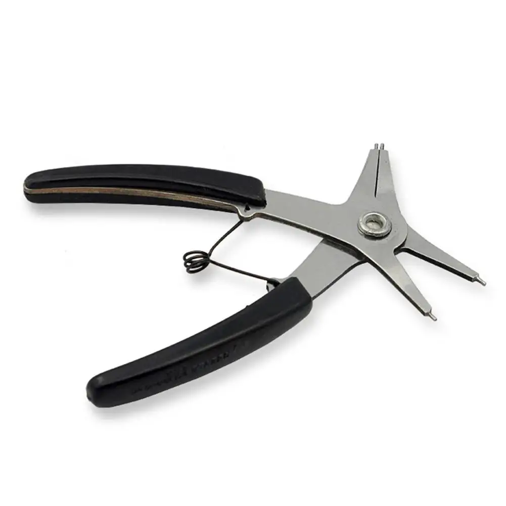 

Dual-Use 2 In 1 Circlip Pliers Snap Ring Pliers 4-Way Type Hand Tool for Working Combination Retaining Clip Spring Jewelry Plier