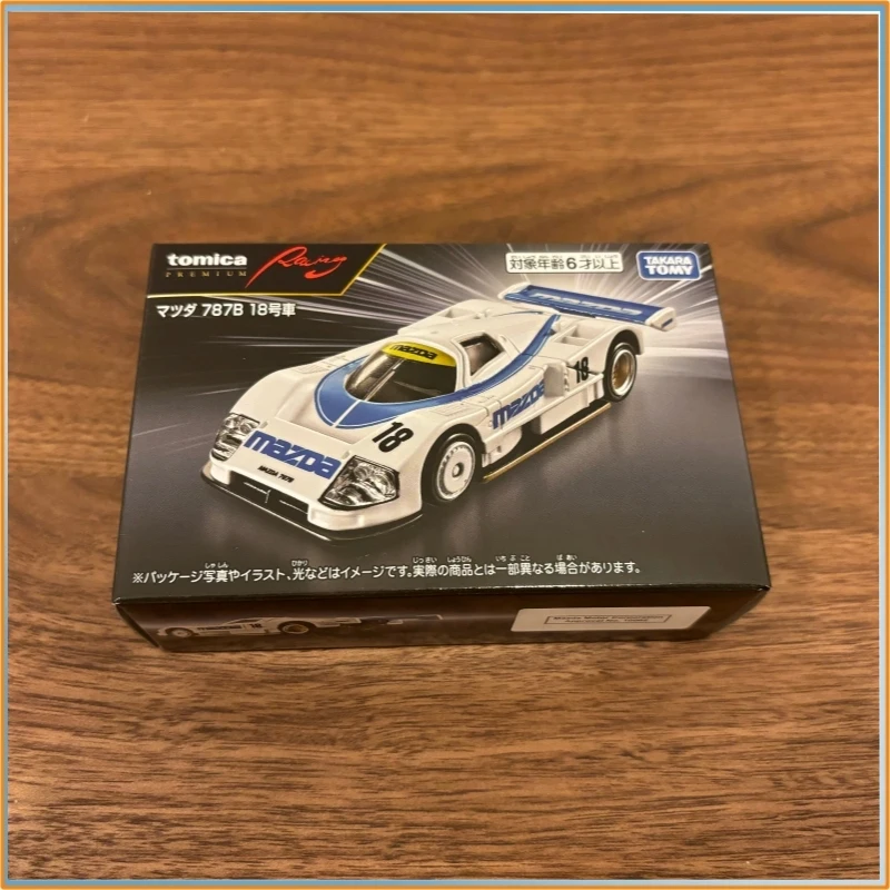 Фото Оригинальная модель автомобиля Tomica из сплава, гоночная Mazda 787b №18, игрушка-модель, подарок №2