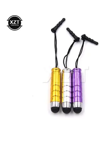 10 шт., мини-стилус с тонкими точками, универсальный емкостный экран, сенсорная ручка, стилус для умных ноутбуков, планшетов, ручек с пылезащитными заглушками