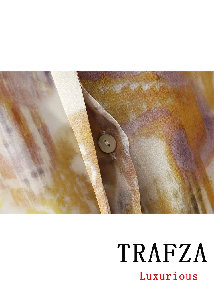 Женская винтажная блузка с длинным рукавом и отложным воротником