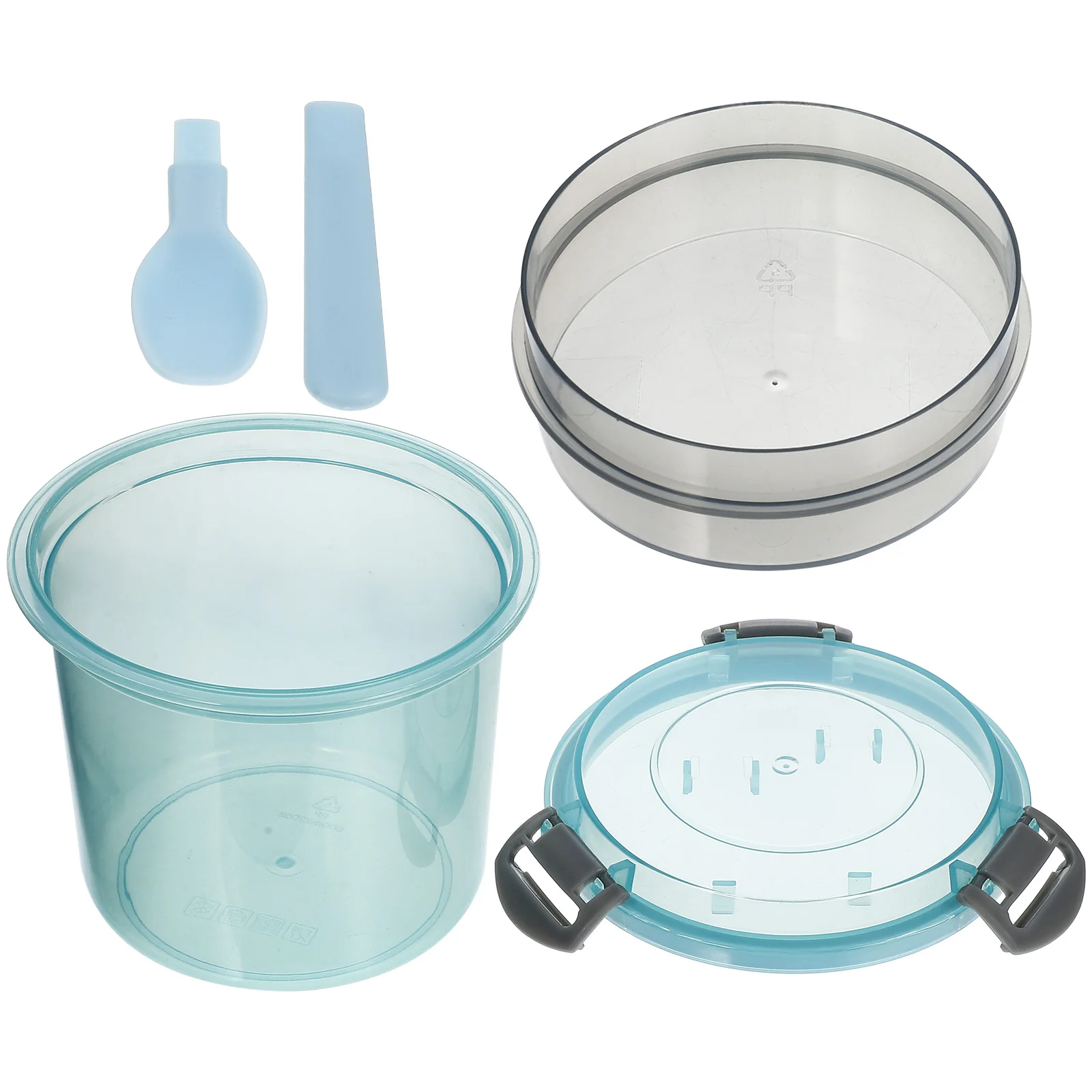 

Containercupsbreakfast Cup Jar Lid Yogurt Pot Jars Oatmeal Soup Box Lunch Storage Oats Overnight Cereal Go Dessert Wide Bowl