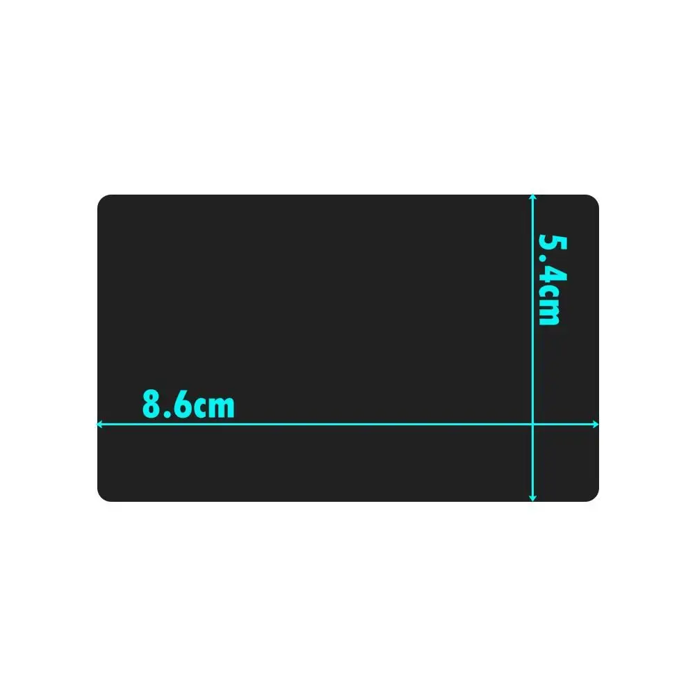 Металлическая визитница чистый материал алюминиевая лазерная маркировка