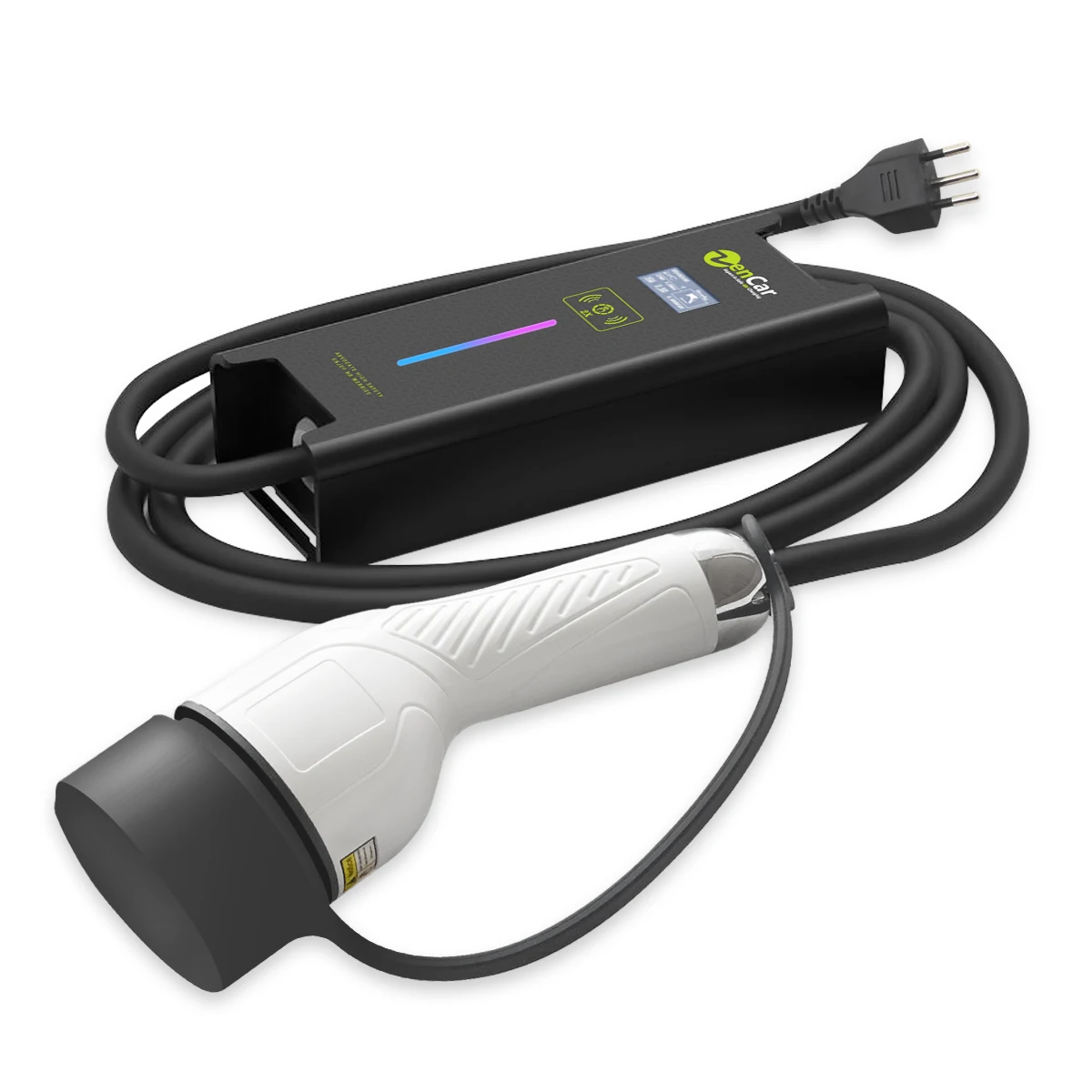 

10A Level 2 Portable EV Charger Station With Type 2 + T13 Plug