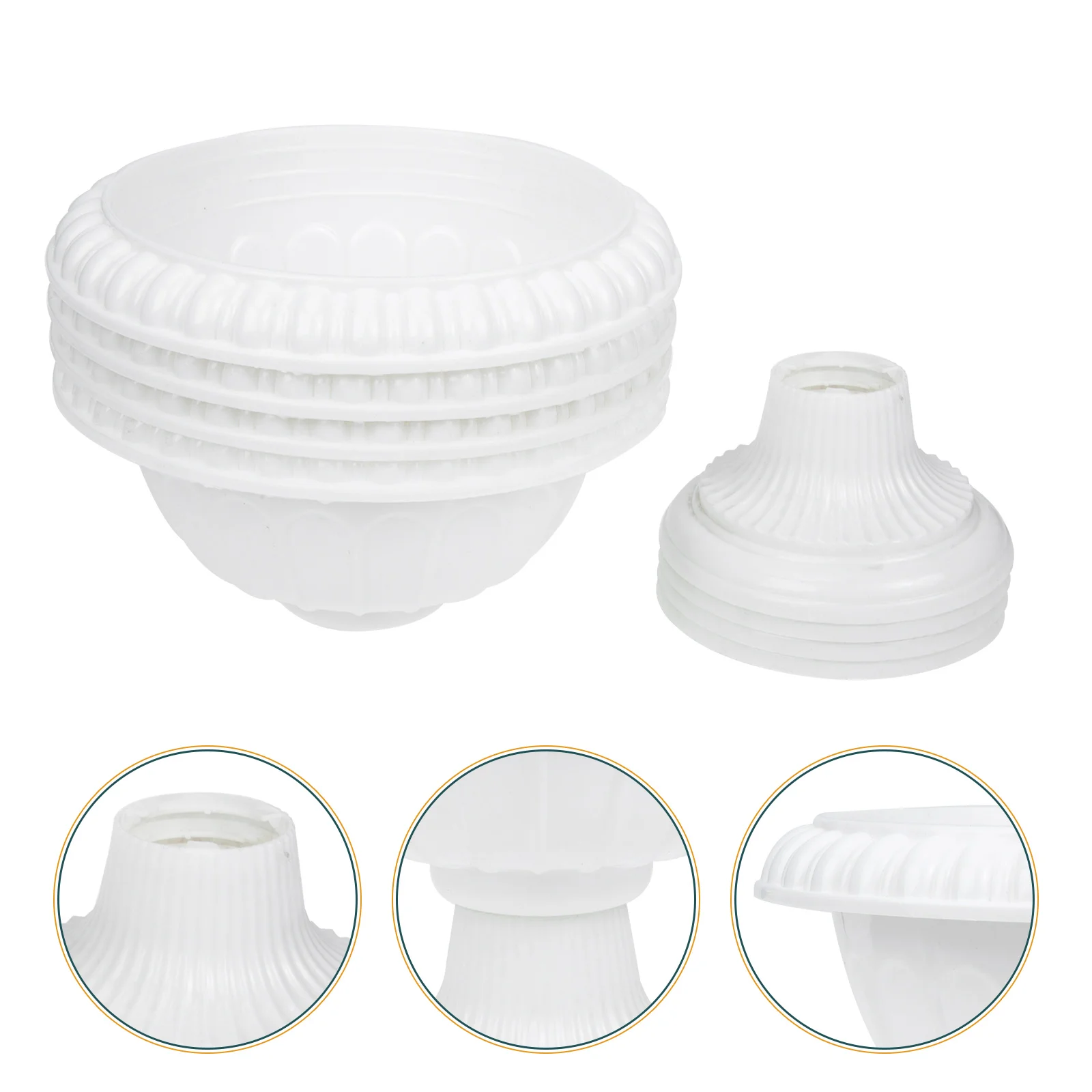 

Pot Flower Urn Planter Vase Roman Wedding Pots Flowerpot Succulent Plastic Flowerpots Column Decorative Vases Vintage Stand