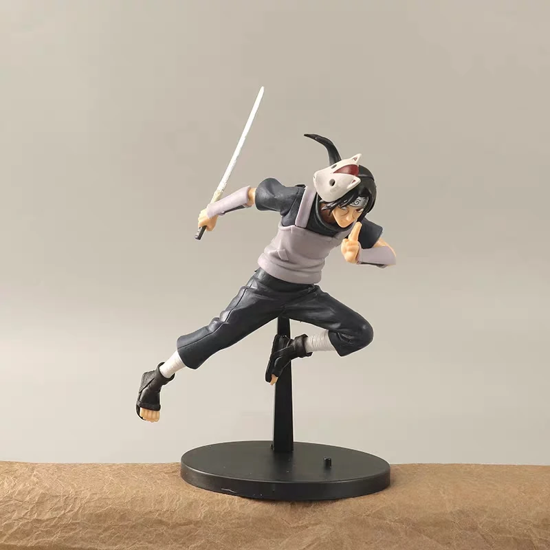 

2023 Hot In Stock Original Anime Figure 16Cm Naruto Bandai Banpresto Vibration Stars Uchiha Itachi Scenery Collect Model Toys