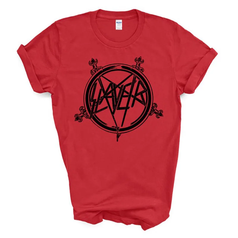 

Slayer Thrash Metal T-shirt HardMetal Retro loose print unisex T-shirt