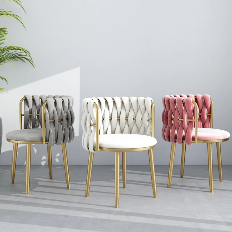 

Makeup Living Room Armchair Nordic Leisure Seating Soft Cafe Design Sofa Chairs Beauty Salon Minimalist Sandalyeler Furniture