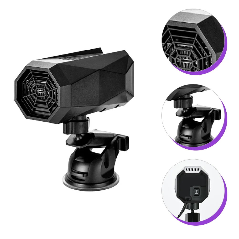 

1pc Portable Car Mounted Heater Professional Adjustable Heater Fan Portable Car Defroster Heater