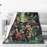 classic anime little witch academia sofa bed blanket super soft warm throw blanket adult blanket fashion quilt home kids bedding