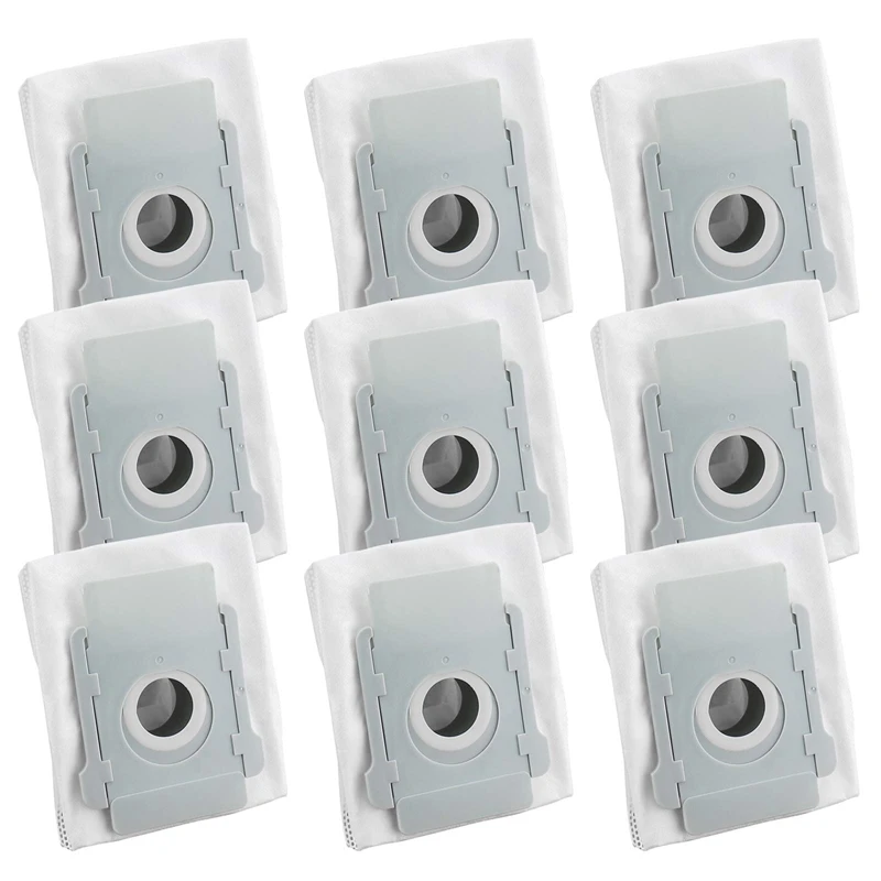 

9 PCS Replacement Vacuum Bags For Irobot I7/E5/E6 Cleaner Base Robot Vacuum Automatic Dirt Disposal Bags