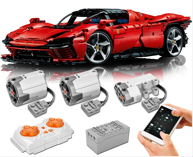 

2022 new Ferraried Daytona SP3 42143 Supercar Modell Baustein Spielzeug Für Jungen Mädchen Geburtstag Geschenk