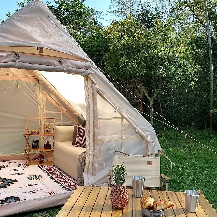 Naia оптовая продажа китайская надувная палатка для кемпинга двойная утолщенная