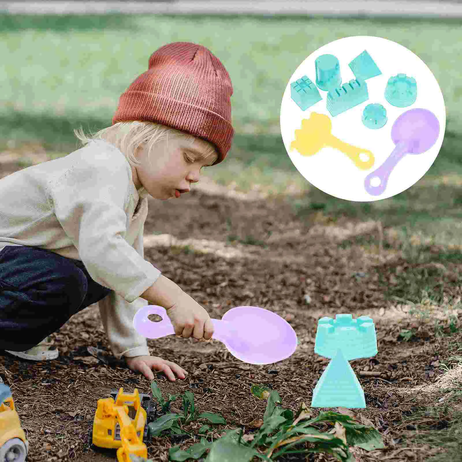 

Suite Wear-resistant Sand Toys Outdoor Kids Playset Toddlers Tools Beach Game Funny Digging Castle