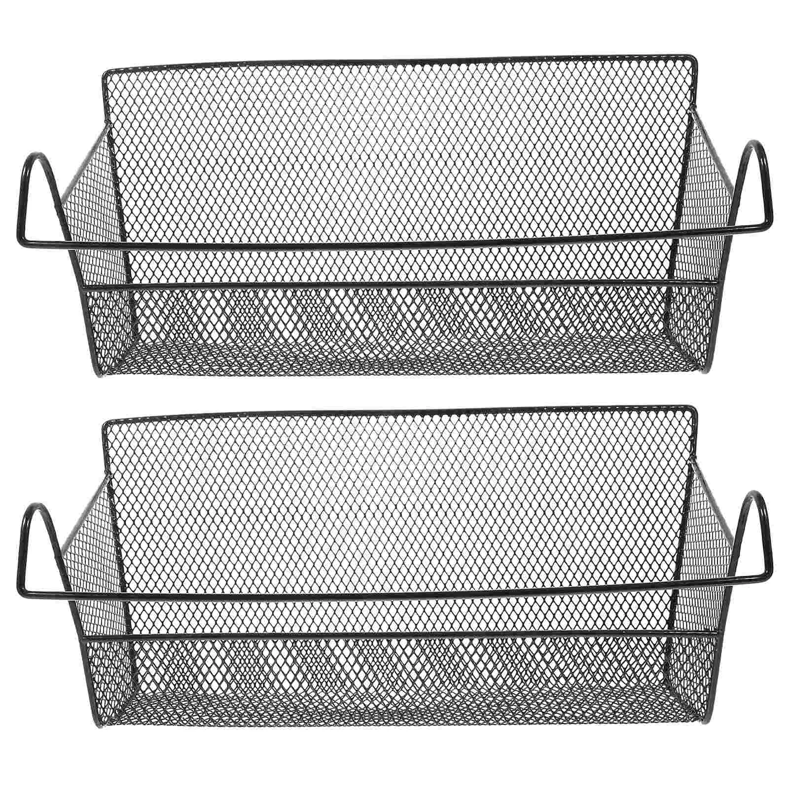 

Basket Bed Storage Hanging Bedside Organizer Rack Wire Wall Metaloffice Cabinet Bunk Holder Shelvesdoor Shelf Desk Mesh Dorm