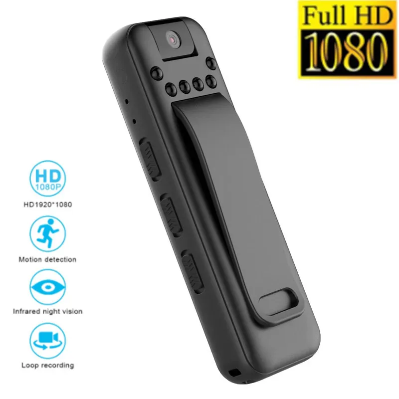 

Mini Camera 1080P Full HD Video Recorder Micro Body Camcorder Night Vision Recording Smart Home Camera Suport TF card