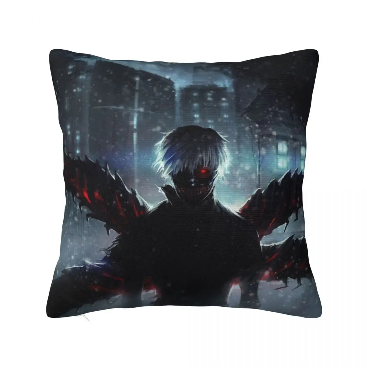 

Чехол Kaneki Ken, Токийский Гуль, мягкий чехол для подушки, искусственная манга, аниме, ужас, чехол для подушки, чехол для автомобиля, площадь 40*40 с...