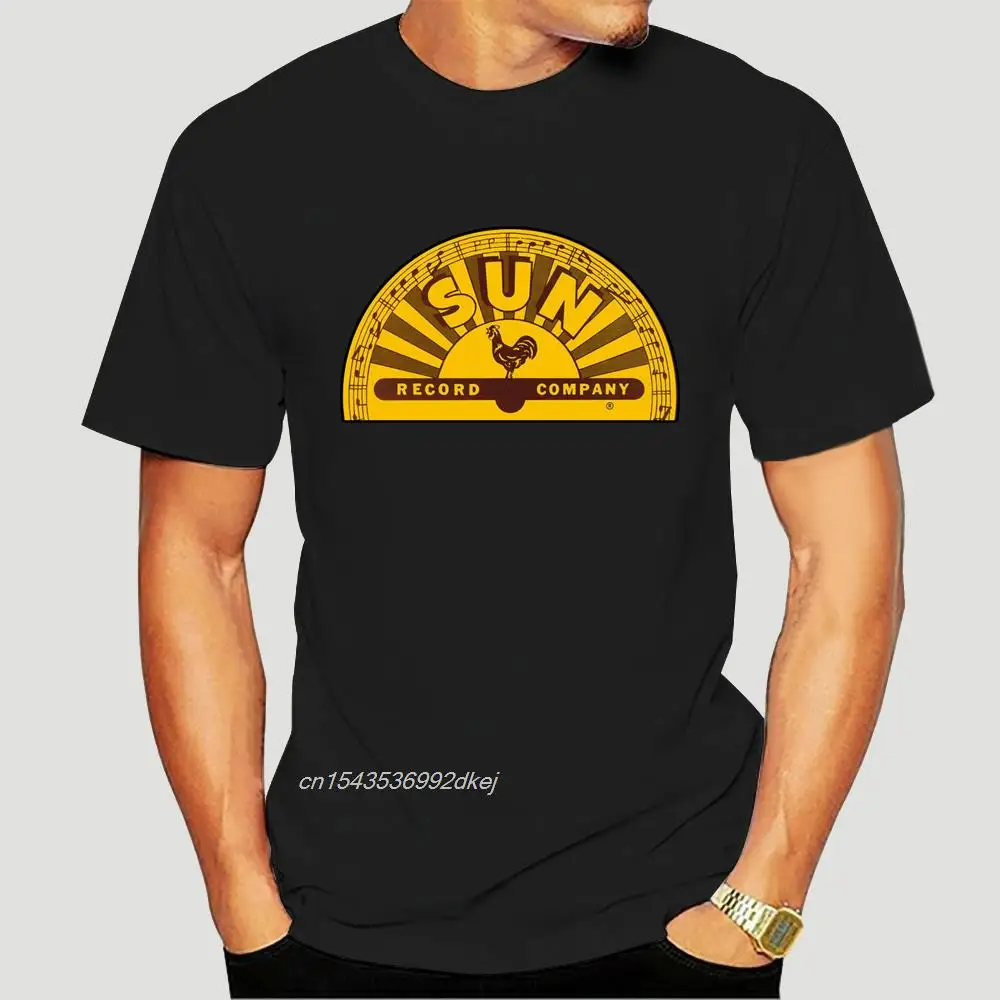 

Sun Records T Shirt 100% Official Import Elvis Presley Roy Orbison Johnny Cash Fashion MenS T Shirts 3998A
