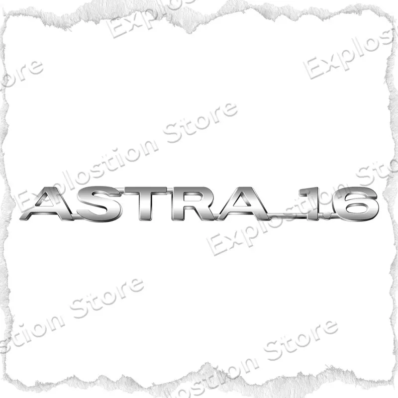 

3D металлический хромированный Автомобильный задний багажник, боковой зажим, фотоэлемент для Astra1.6 бейдж H G J Insignia Corsa Meriva Mokka Decor