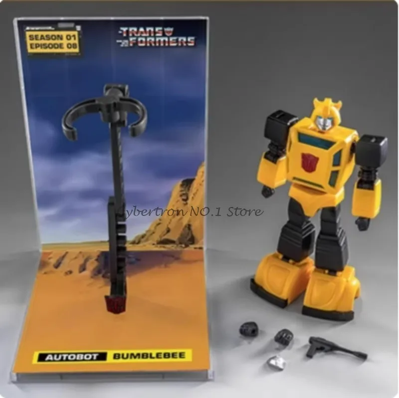 Фото Трансформеры-игрушки: Деформирующиеся роботы G1 Bumblebee, модель G3002, предварительно собранная фигурка из сплава, персонаж из фильма KO, подарки для хобби №4