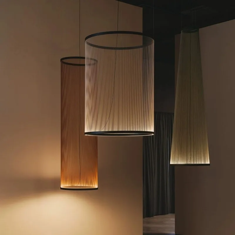 Современные скандинавские люстры из хлопчатобумажной нити дизайнерские