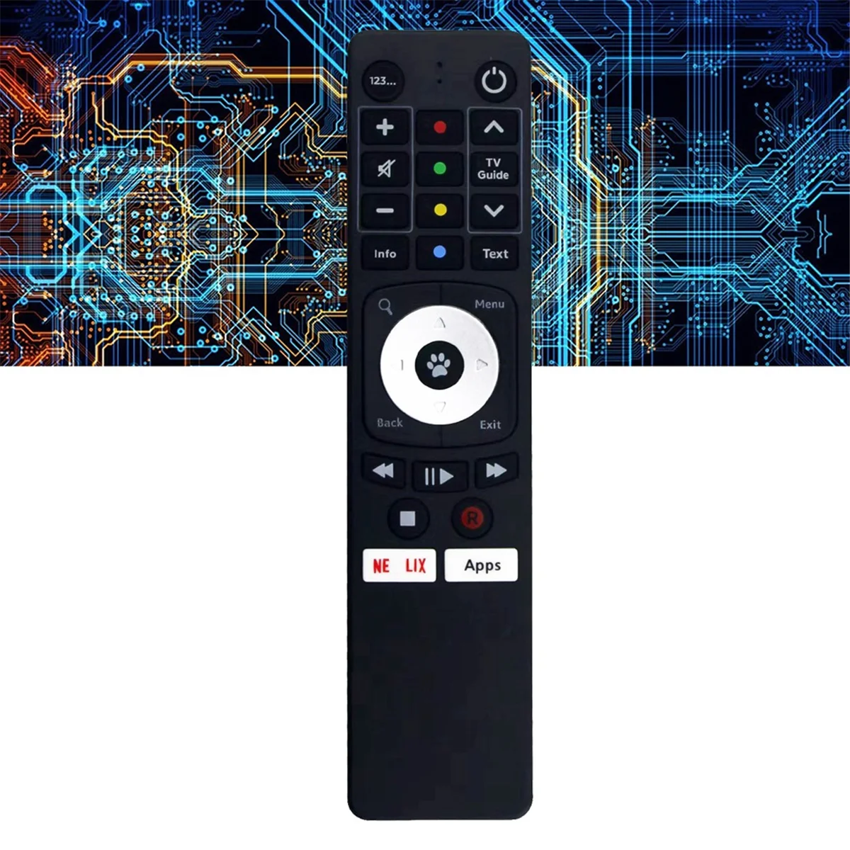 Пульт дистанционного управления для Fetch H671T M616T M605T H626T Gen 2 Mighty PVR Mini Set Top 4K TV Box HD Recorder