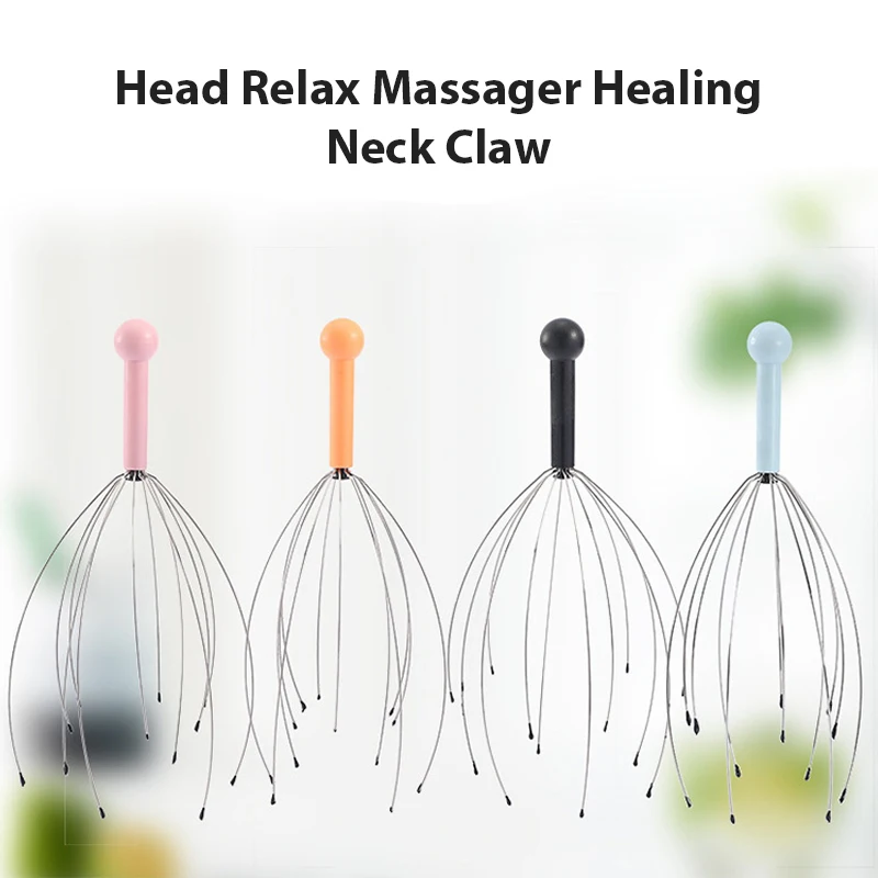 

Head Massager Scratching Octopus Scalp Device Non-soul Extractor Artifact Extraction Health Care Hair Stainless Steel Massager