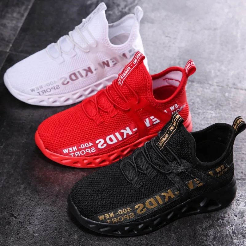 New Style Kids Shoes Boys Breathable Sports Shoes Girls Fashion Casual Shoes Kids Non-Slip Sneakers Children Running Shoes