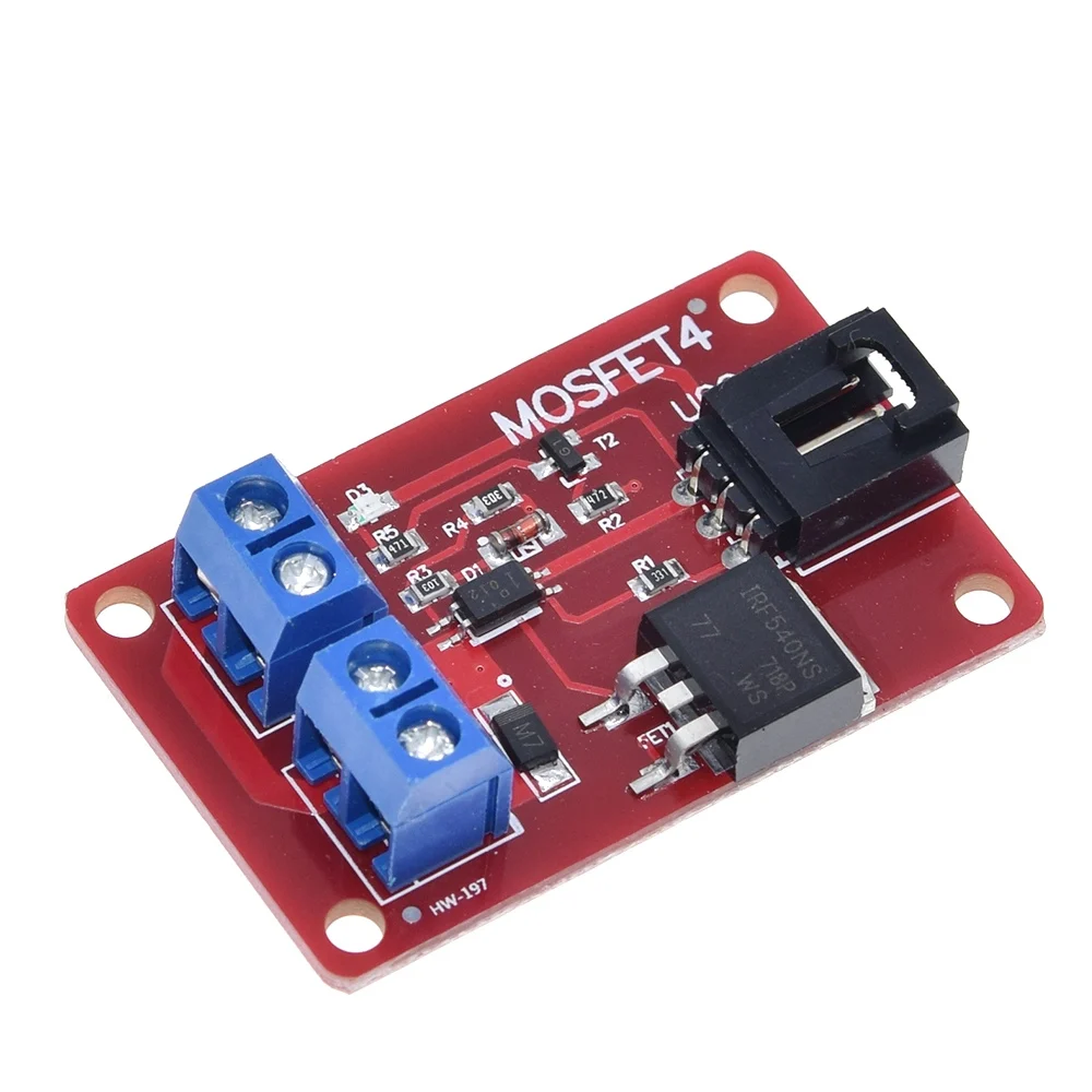 TZT 1-канальная кнопка MOSFET с 1 маршрутом IRF540 + модуль переключателя для Arduino