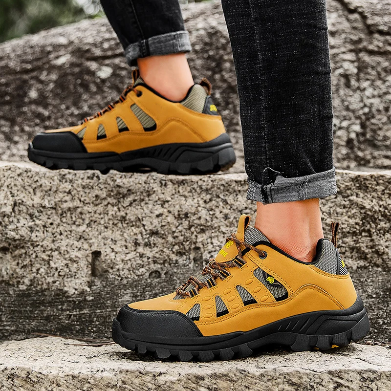 Hot Sale Men Women Trekking Shoes Waterproof Anti-Slip Hiking Shoes Mountain Boots Outdoor Camping Climbing Hunting Sneakers Man