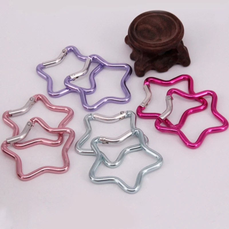 Новинка 2023 года карабин с замком пружинный из алюминиевого сплава брелок крючком