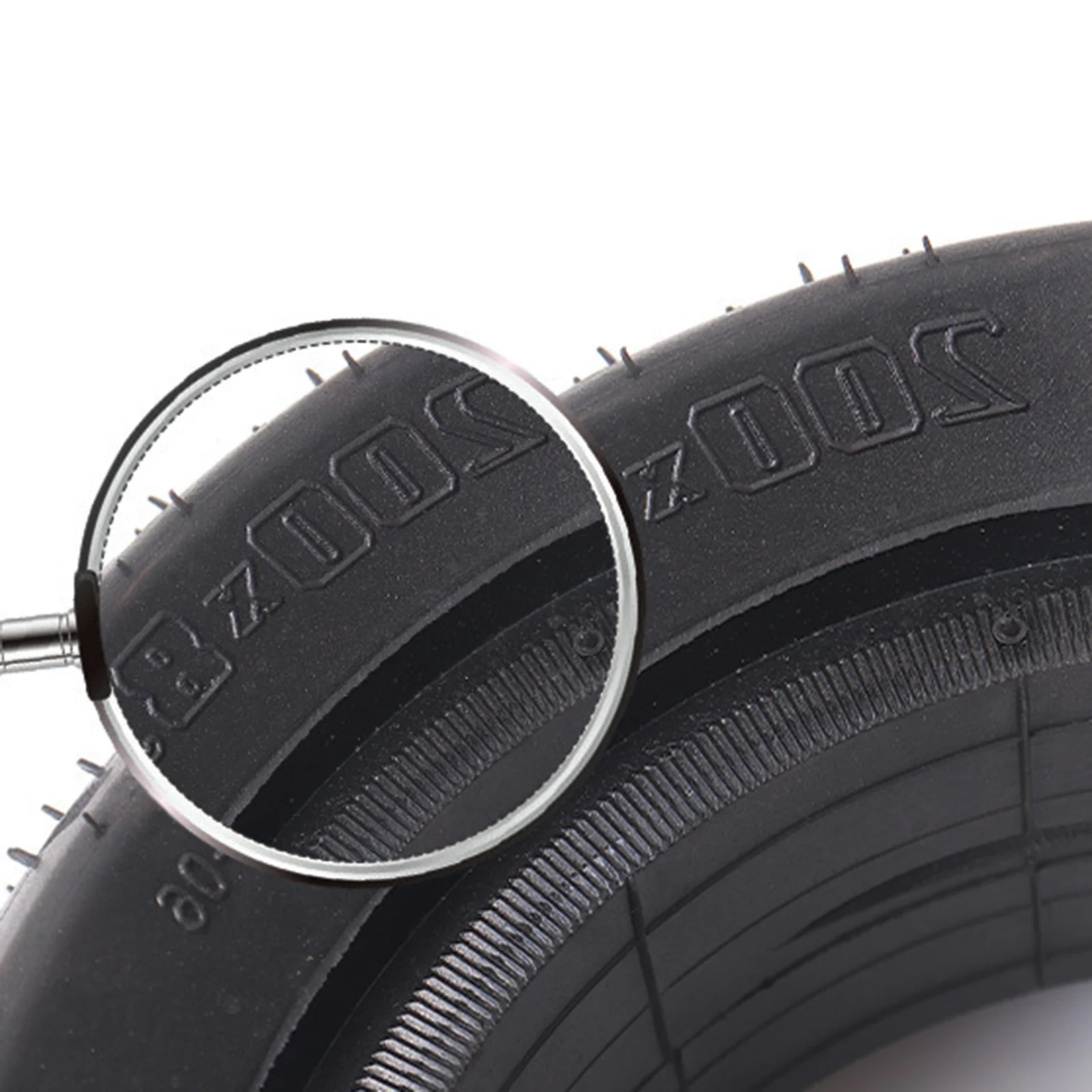 

Новая прочная и практичная твердая шина 8 дюймов 1000 г/комплект X 85 черный бесщеточный простой в установке без насадки резиновая