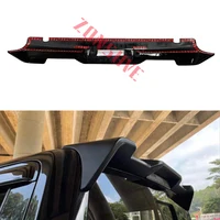 For Ford Raptor F 150 F-150 F150 2015-2020 Year Roof Spoiler Black Carbon Fiber Look Rear Wing Sport Accessories Body Kit