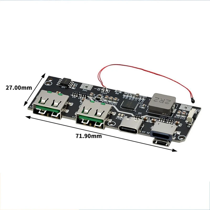Мобильный модуль питания 22 5 Вт вложенный QC4 PD3.0 5-портовый двунаправленный