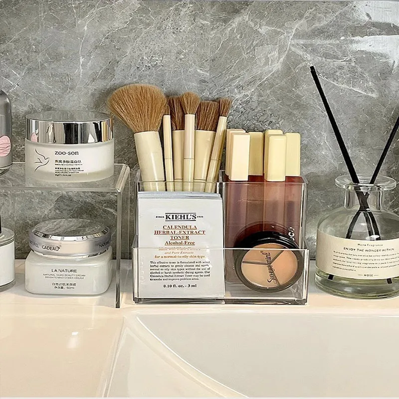 Держатель для кистей макияжа Канцелярский держатель ручек коробка хранения