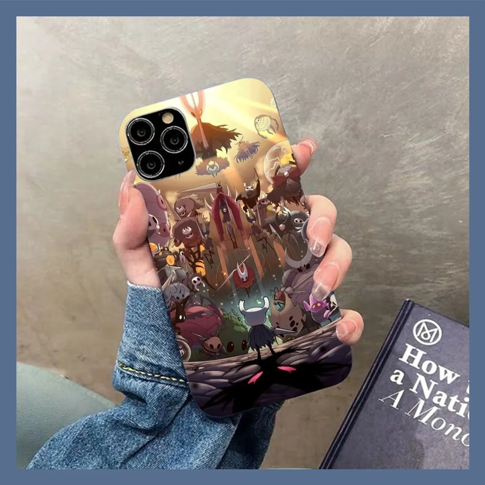 Classic Game Hollow Knight Phone Case For IPhone 14 11 12 13 Mini Pro Xs Max 8 7 6 6S Plus X XR Solid Candy Color |