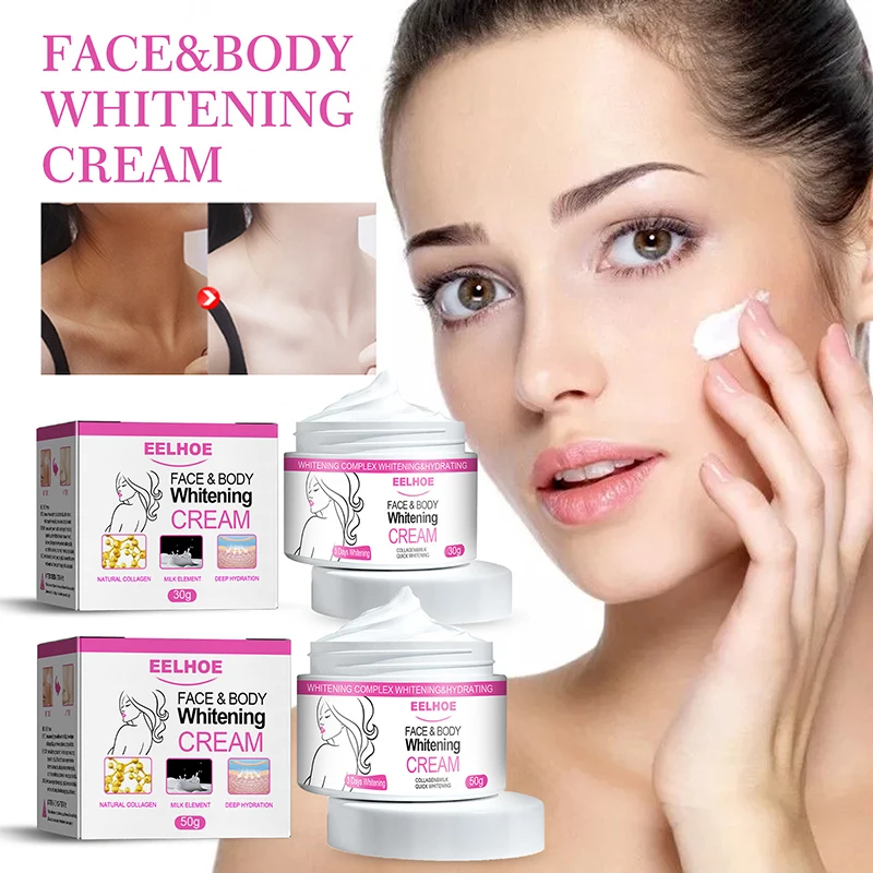 

EELHOE Body Whitening Cream Moisturizing Body Lotion Reduces Melanin Whitens Skin Improves Dullness Brightens Skin Beauty Health