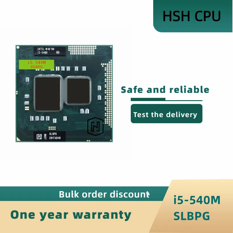 Оригинальный ноутбук с процессором intel i5-540M 3M кэш 2 53 ГГц до 3 066 i5 540M PGA988 процессор