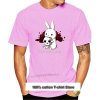camiseta de the killer rabbit para hombre y mujer ropa para parte superior femenina nueva