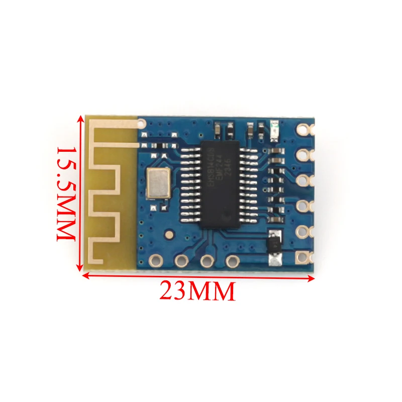Фото JDY-62A Мини Bluetooth-совместимый BLE 5,0 стерео аудио беспроводной модуль плата JDY 62 для Android IOS автоматический сон №2