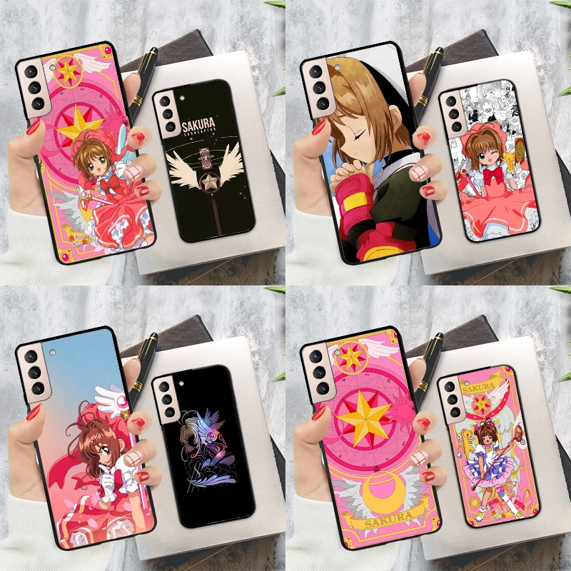Чехол Sakura Cardcaptor Anime для Samsung Galaxy S21 Ultra S8 S9 S10 Plus Note 10 20 S22 S20 FE.
