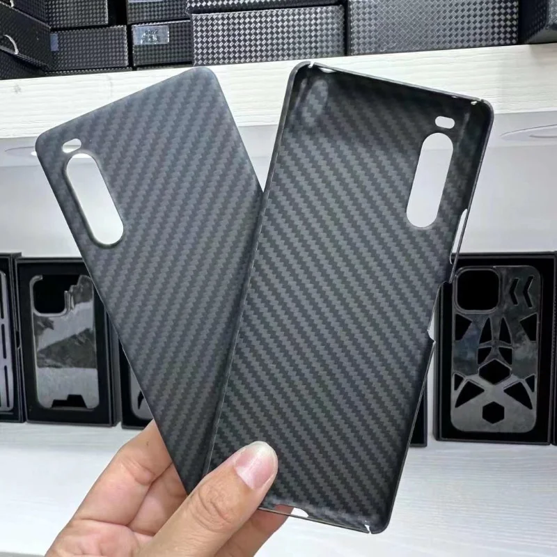 

Чехол из углеродного волокна для Sony Xperia 10 V, чехол для телефона из арамидного волокна, противоударный защитный чехол для Sony Xperia 10 V, аксессуары для телефона
