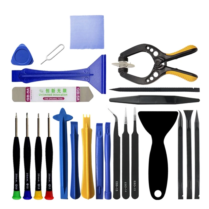 

Opening Pry Tool Professional Phone Repair Kit with Spudger Tweezers Screwdrive Repair Screwdriver Set for Smartphones