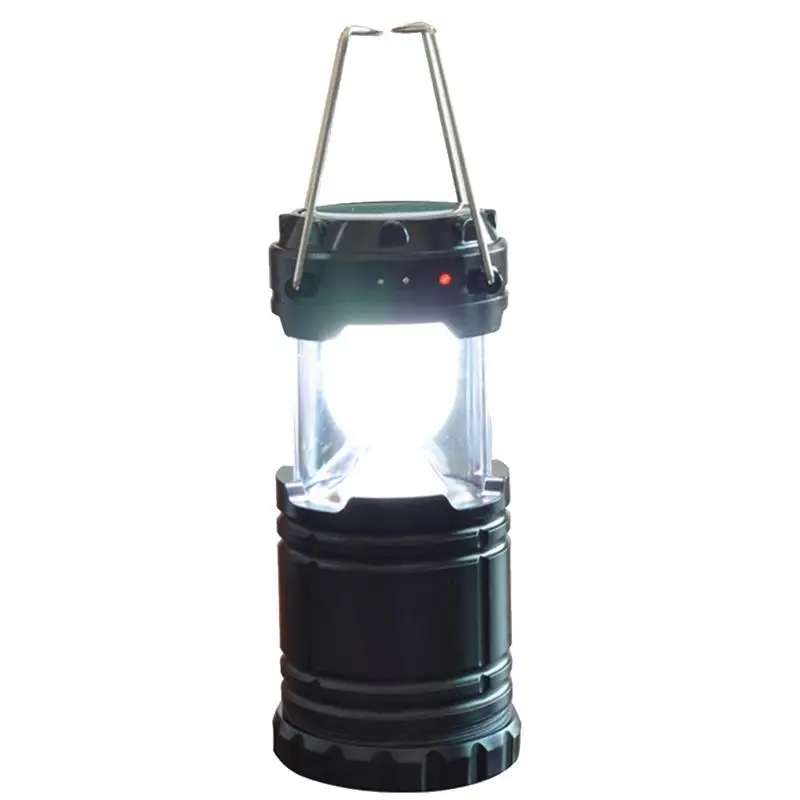 

Camping Lamp Collapsible Solar Lantern For Camping Portable LED Camping Lantern For Survival 3 Charging Modes Tent Lights