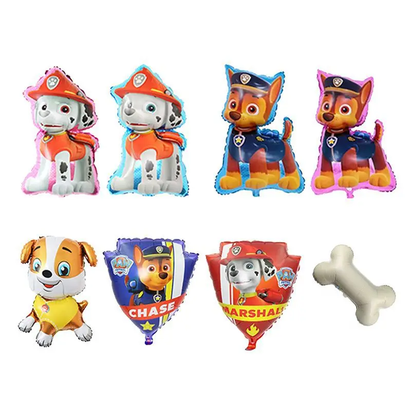 

Paw Patrol Balloon Dog Patrol Team Children's Birthday Party Set Interior Decoration Aluminum Film Balloon Cute 1pcs