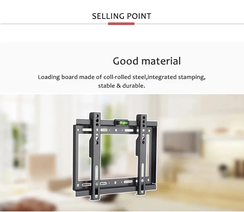 Настенный кронштейн для телевизора низкопрофильный фиксированный