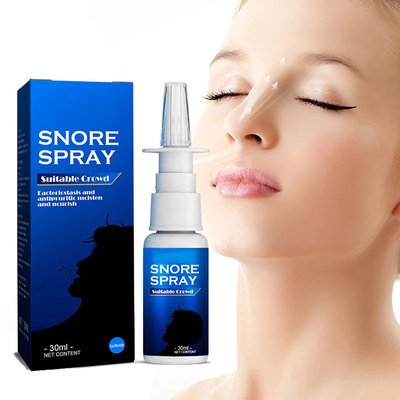 

30ML Anti Snoring Spray Stop Snore Throat Relief Sleeping Care Sneezing Breath Liquid Better Nose Cold Easier Relief Health